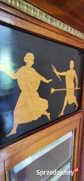 Secesja Witryna narożna mahoń Ok 1915 Wrocław