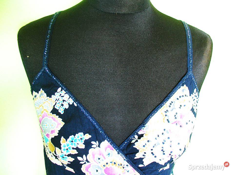 Bluzka w kwiaty 40 L biust 90 Kwiatki Bluzki i koszule Siedlce