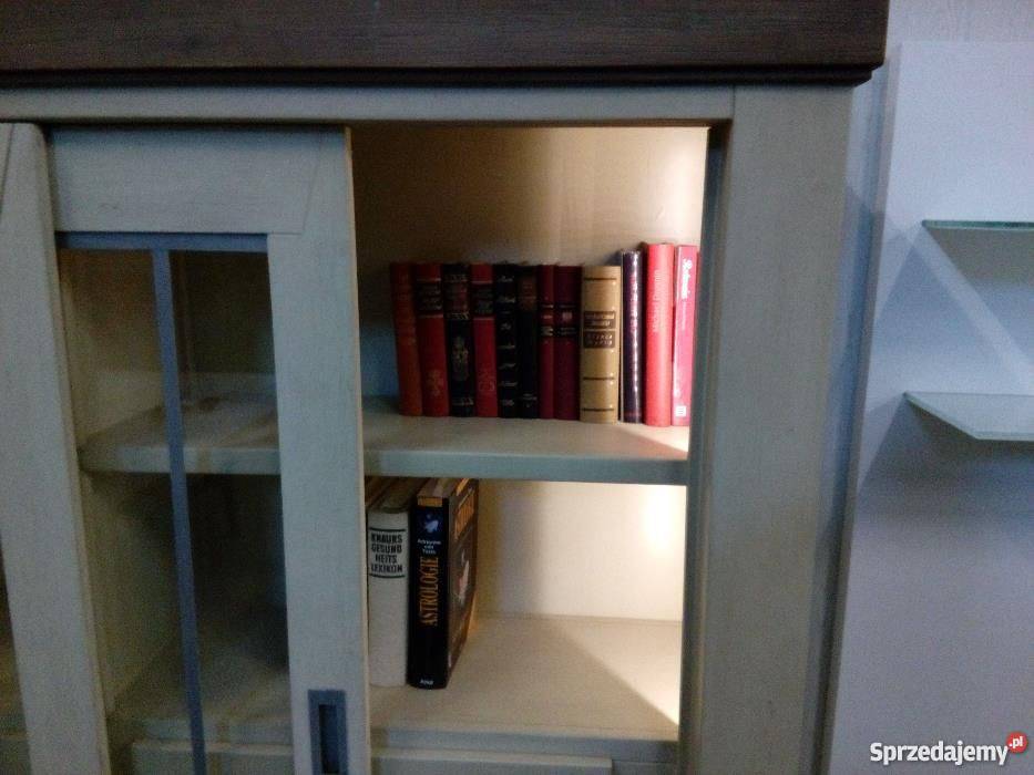 Elegancka witryna biblioteczka z szufladami led 156cm opolskie Opole sprzedam