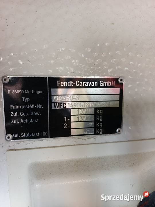 Fendt Saphir 490 przyczepa kempingowa Biłgoraj