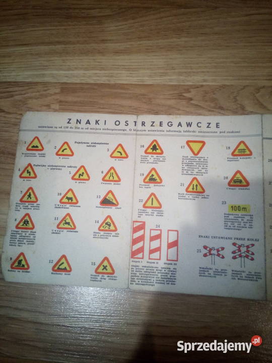 Stara broszura że znakami drogowymi P Z M śląskie Dobieszowice sprzedam
