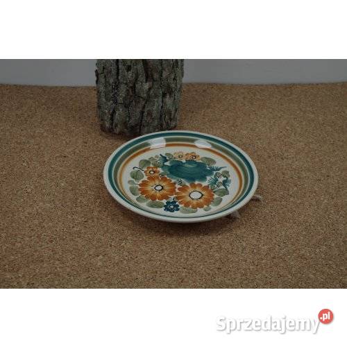 Duński ręcznie malowany talerz ceramiczny sprzedam