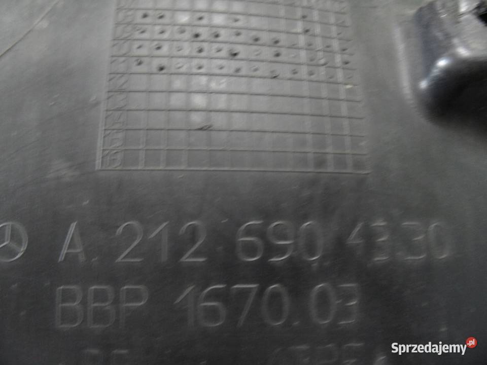 MERCEDES E IV W212 12r nadkole lewe przód część