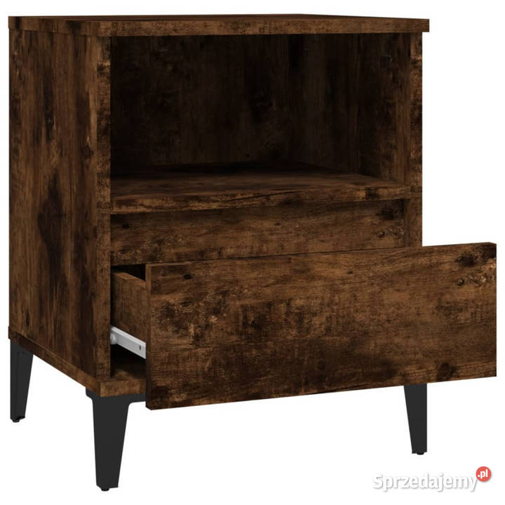 Szafki nocne 2 przydymiony dąb 40x35x50 WM821821 mazowieckie Warszawa