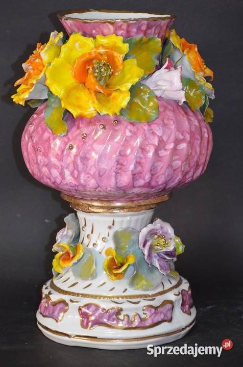 Porcelana Roceram Wazon waza Camelia do kolekcji Środa Wielkopolska