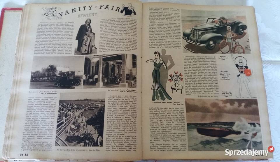 AS Ilustrowany magazyn tygodniowy rocznik 1938 Łódź