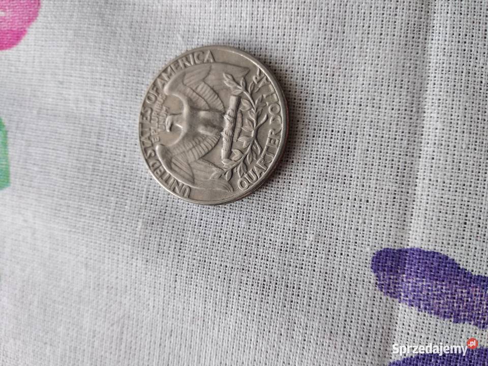 quarter dollar 1970 Poznań