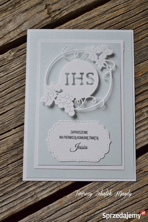 Zaproszenia na Pierwszą Komunię Święta dużo Słupsk