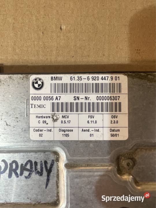 Sterownik moduł fotela 6920447 bmw 7 e65 e66 zachodniopomorskie Szczecin