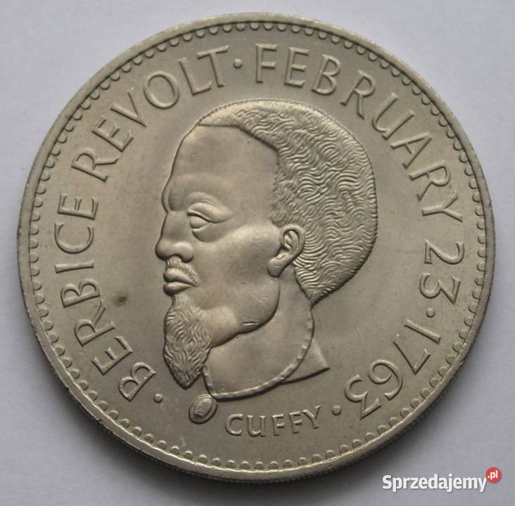 GUJANA 1 DOLAR 1970 CUFFY STAN 12 Łódź