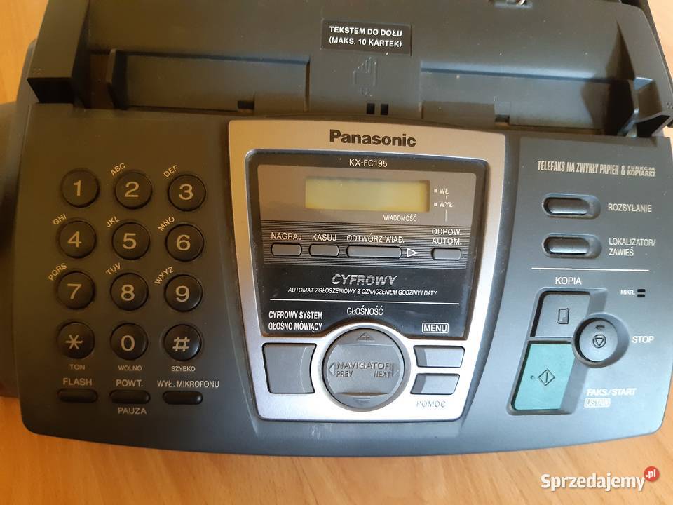 Panasonic KX FC 195 telefax małopolskie Bochnia sprzedam