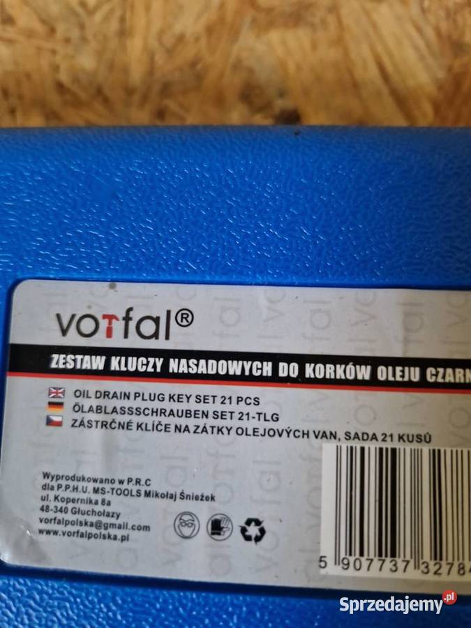 KLUCZE DO KORKÓW OLEJU NASADKI UDAROWE ZESTAW Głogowa