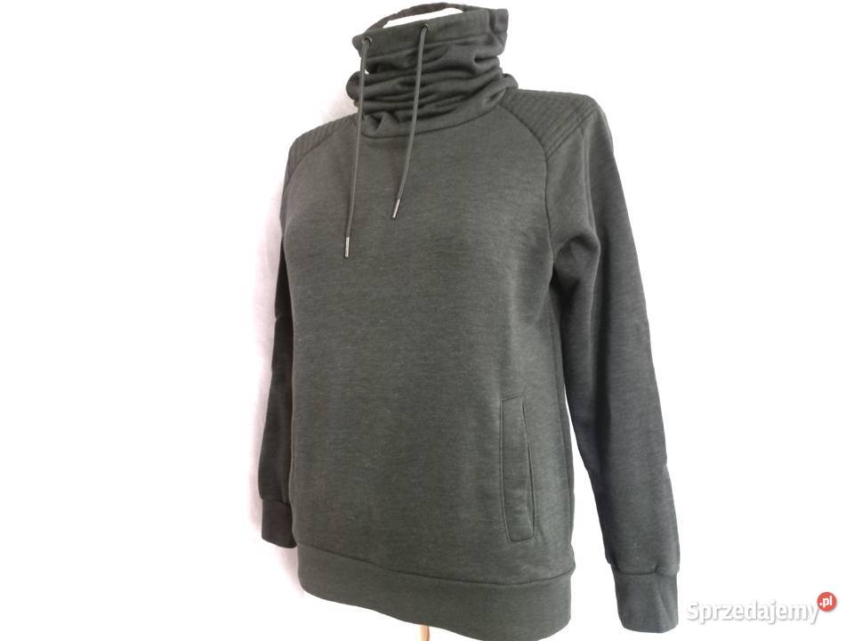 BLUZA zielona Komin ocieplana r SM bawełna Białystok