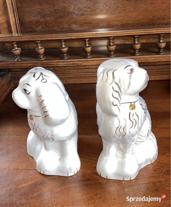 Figurka psa kominkowego Mam 2 sztuki Lustrzane Gdańsk sprzedam
