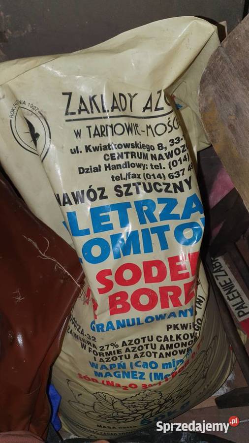 Nawóz sztuczny granulowany 50 saletrzak z sodem