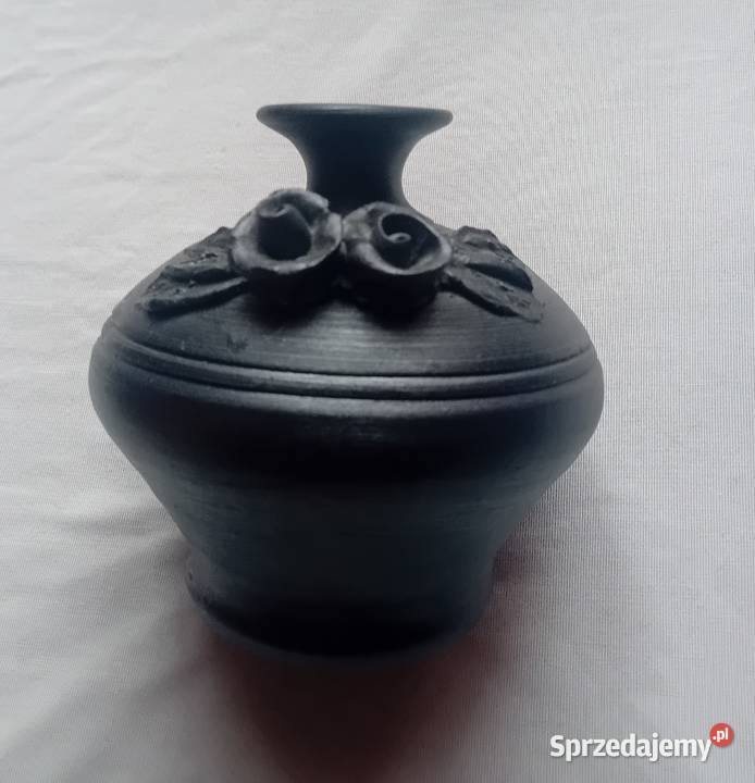 Lavinit wazon okres międzywojenny sygnowany wielkopolskie Koźminek