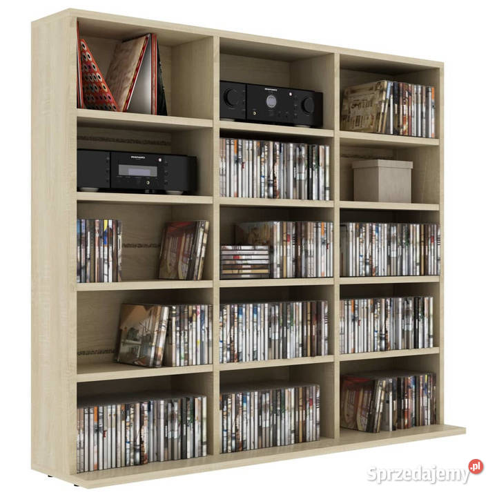 Szafka na płyty CD dąb sonoma 102 x 23 x 895 mazowieckie Warszawa