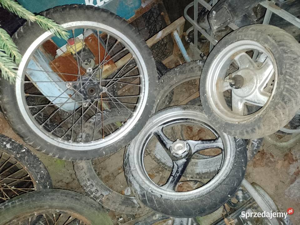 stare koła do motorowerów i motocykli Rok produkcji 1960