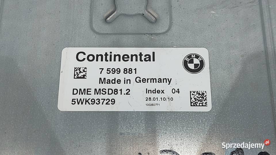 BMW E87 E90 16 20 N43 10r komputer sterownik osobowe świętokrzyskie