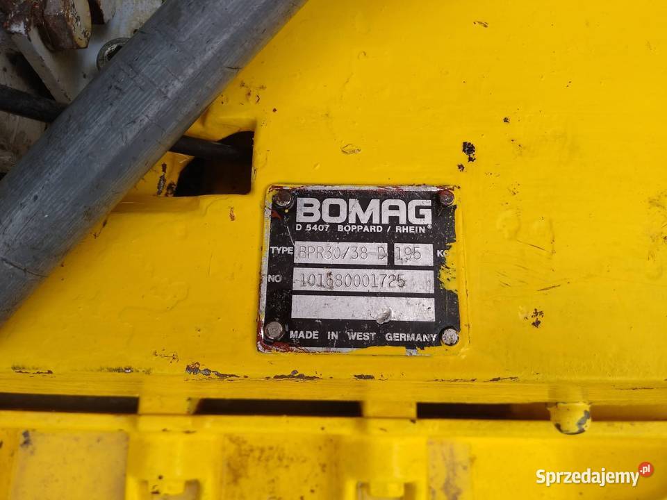 Zagęszczarka Bomag Hatz Diesel 195 z rewersem łódzkie