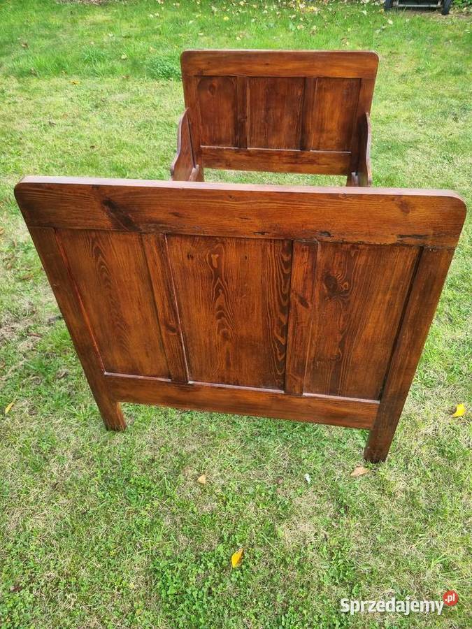 Łóżko Biedermeier antyczne wielkopolskie Piła sprzedam