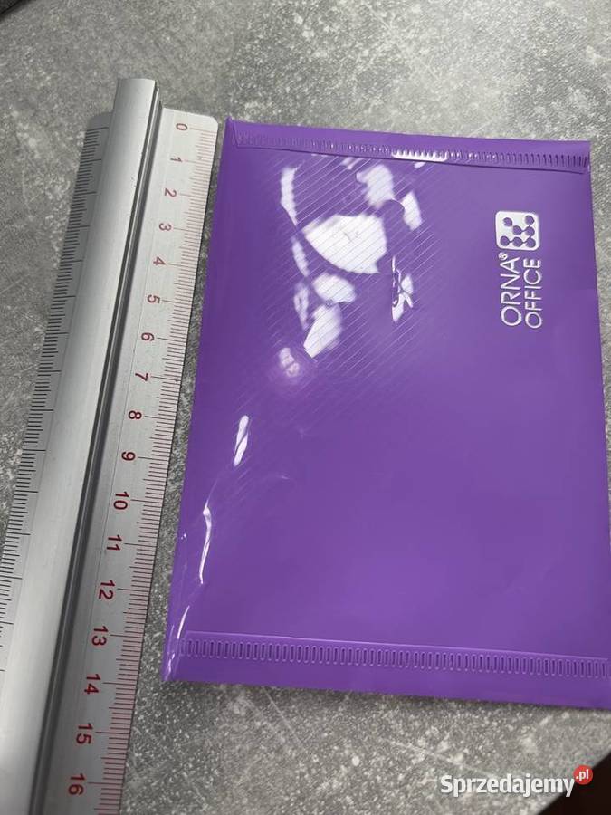 Etui opakowanie teczka na fiszki fioletowa HIT