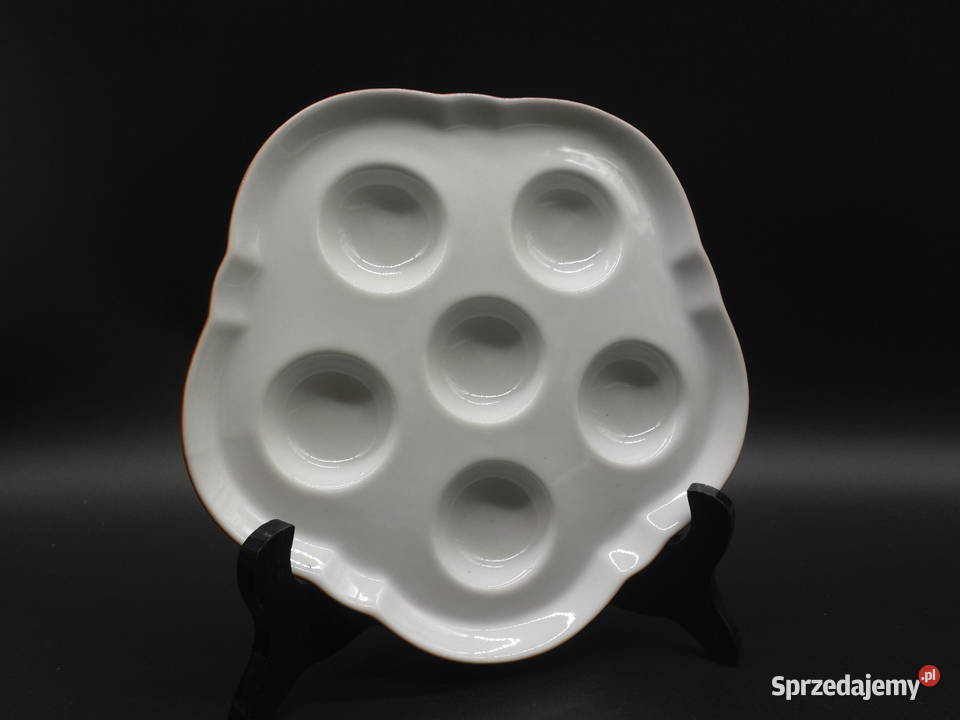 Talerz do serwowania jajek ślimaków marki Walkre Porcelana i szkło Raszków sprzedam
