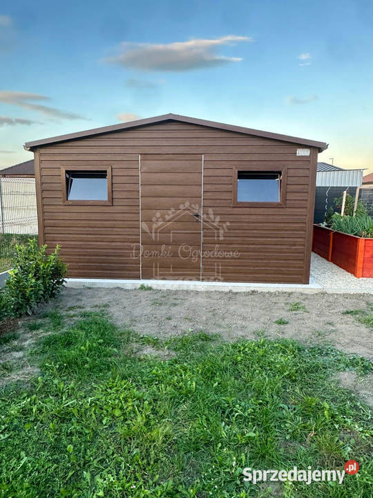 Domek Ogrodowy 5x4m 2x okno Drewnopodobny Dach Jelenia Góra