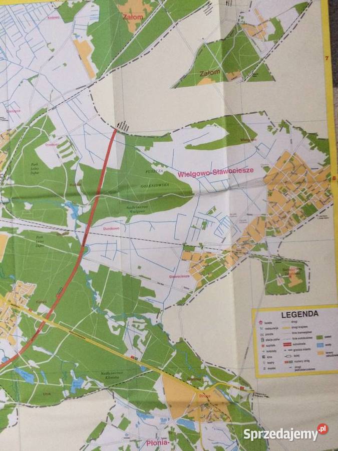 206 Plan Szczecina Z Lewobrzeżem zachodniopomorskie Szczecin