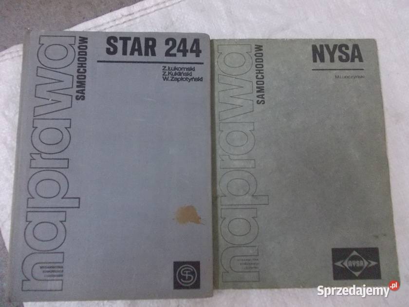 Stare książki Naprawa samochodów motorów książka Bielsko-Biała