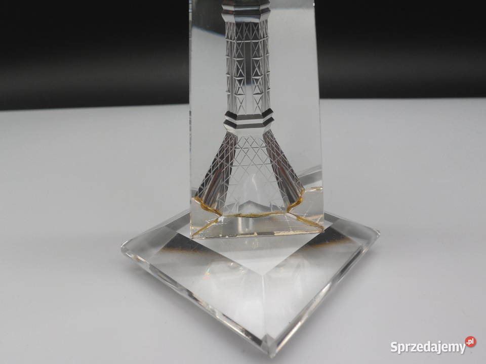 Kryształowa Wieża Eiffla 3D w Obelisku Elegancka wielkopolskie Raszków sprzedam