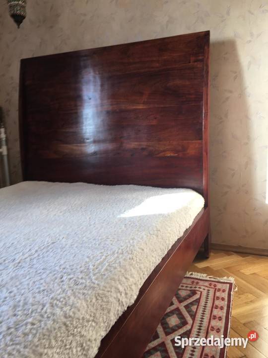Klimatyczne łóżko z litego drewna prosto z Indii mazowieckie Warszawa
