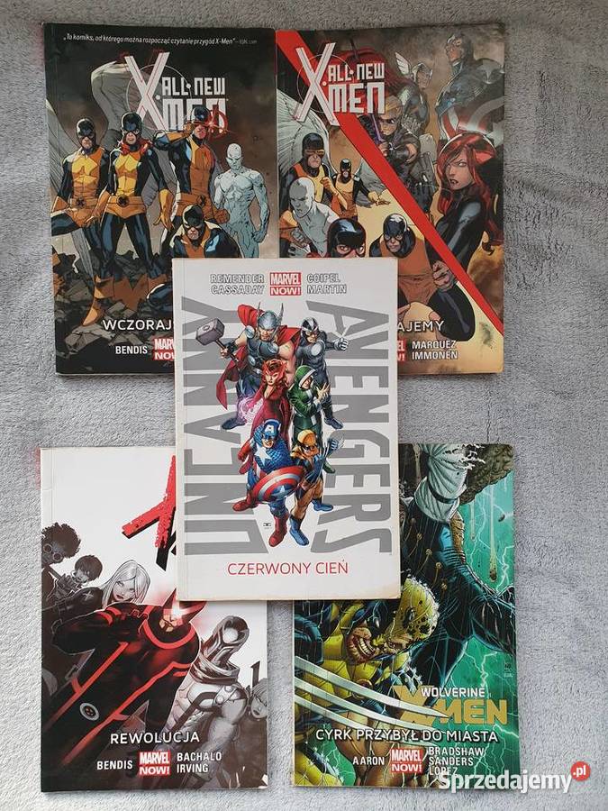 Zestaw 9 komiksów polskie wydania Marvel DC Polskie Gdynia
