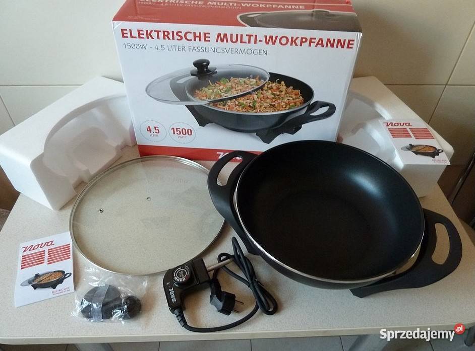 NOWA Patelnia Elektryczna WOK 1500 W GERMANY ro Rzeszów