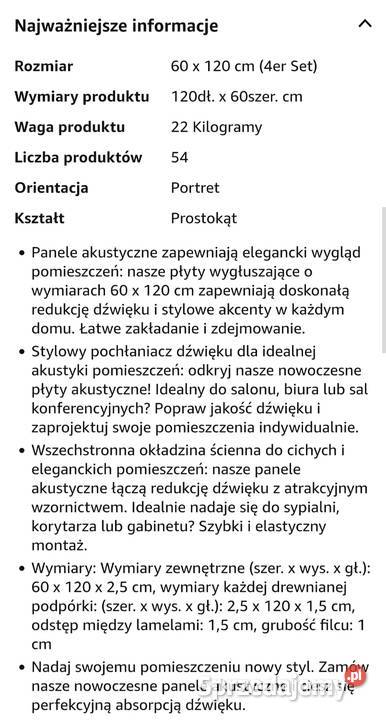 Drewniane panele akustyczne Bełchatów