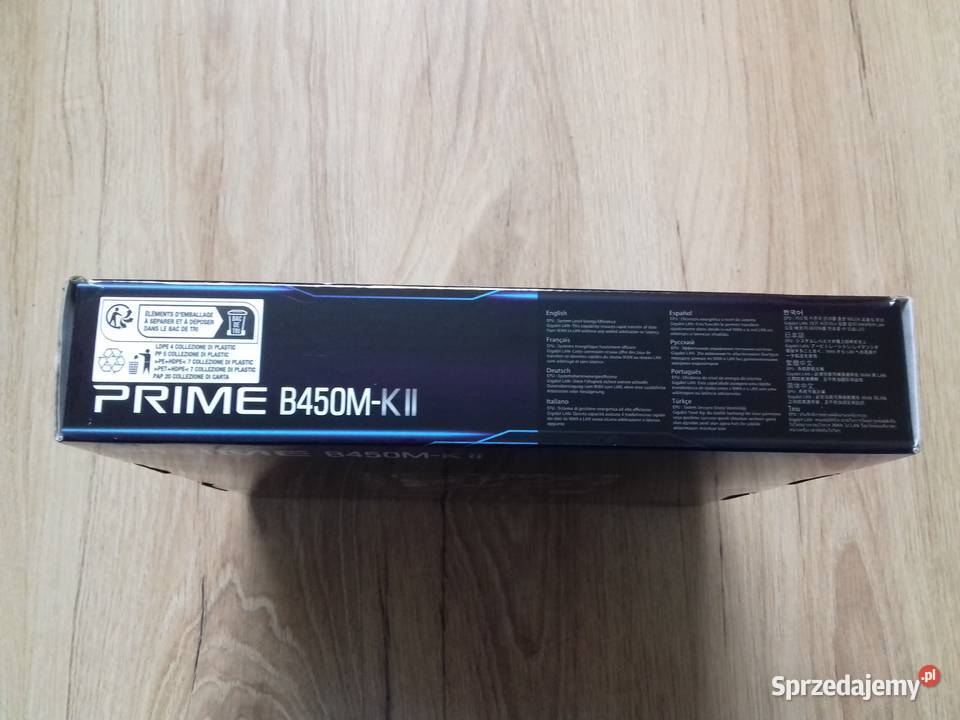 Pudełko płyty głównej ATX Asus Prime B450MKII Bydgoszcz