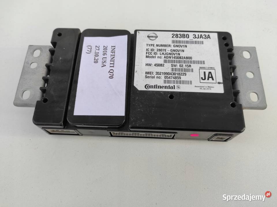 MODUŁ TELEMATYKI STEROWNIK INFINITI Q70 M35 M37