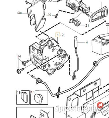 VOLVO C70 9805 zamek drzwi przod prawy OE Bielany Wrocławskie sprzedam