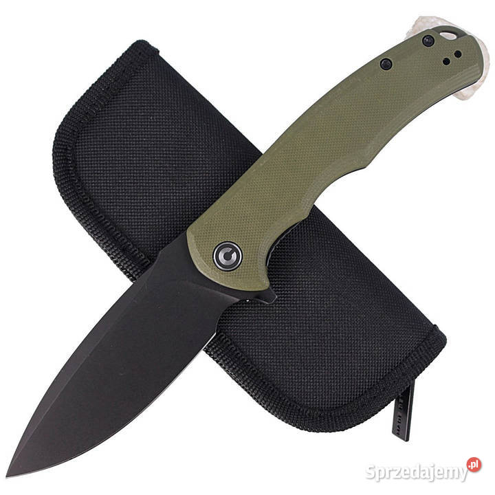 Nóż składany Civivi Praxis Green G10 Black Warszawa