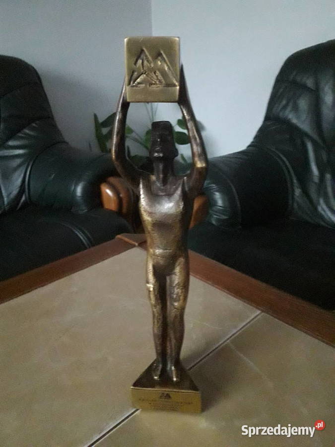 Statuetka z brązu mosiądzu Mclane Polska lubelskie