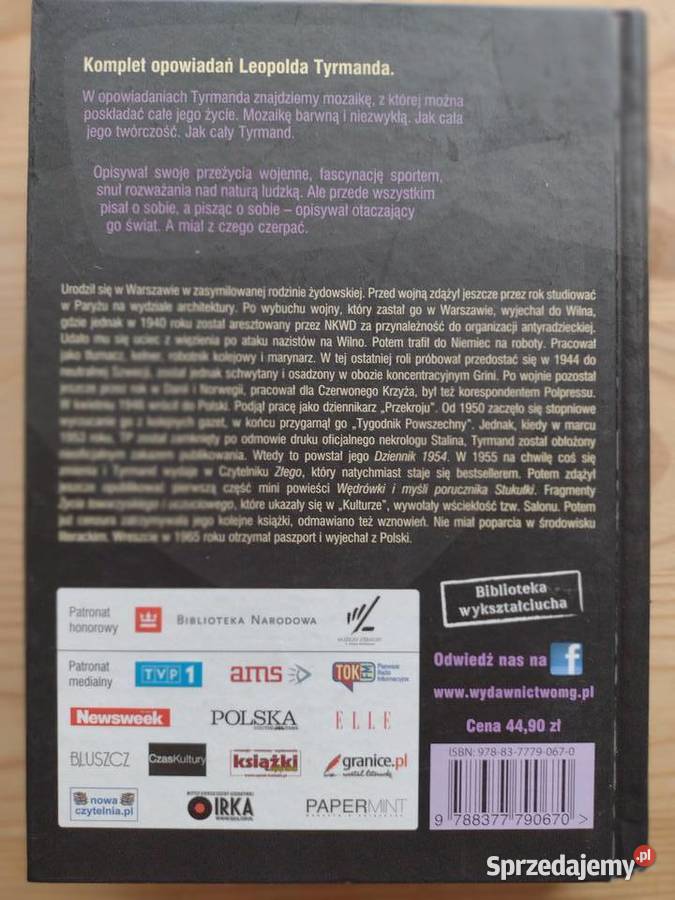 Leopold Tyrmand Opowiadania wszystkie Warszawa