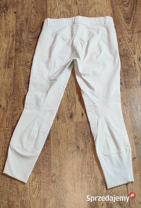 CRW damskie białe bryczesy rozmiar 44 elastyczne Jasień