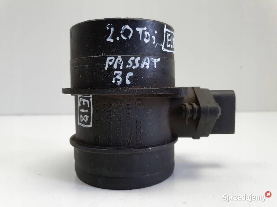 VW Passat B6 20 TDI PRZEPŁYWOMIERZ POWIETRZA Janów