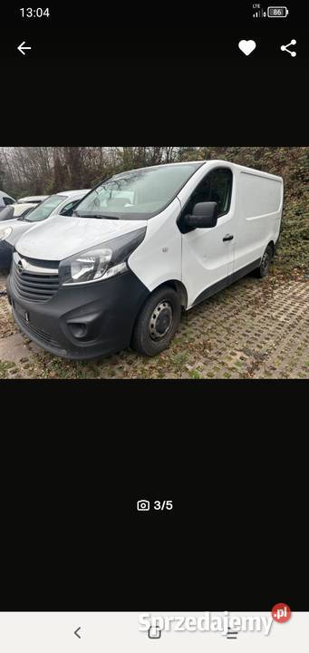 Opel Vivaro L2H1 16 CDTI 2017r z Niemiec L1H1 332000km Ciechanów