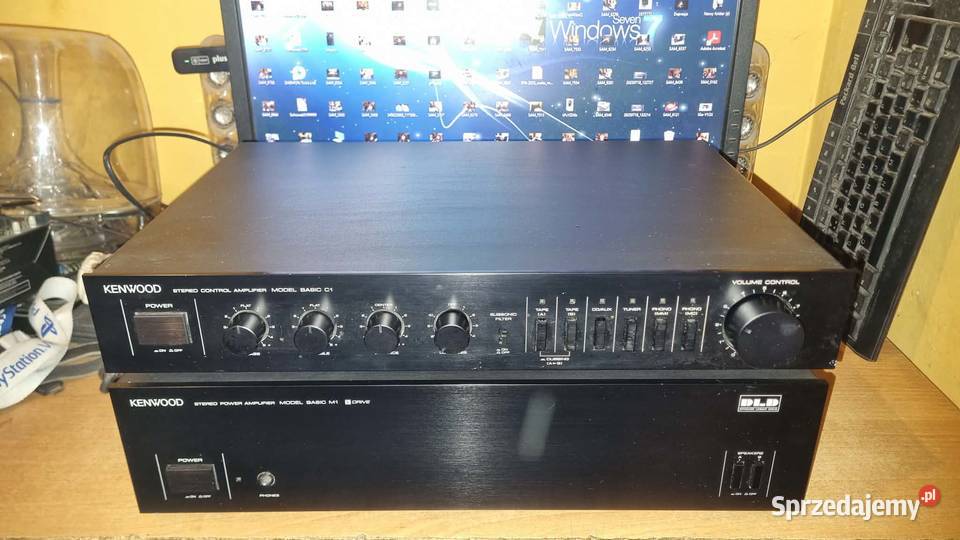 Przedwzmacniacz i końcówka mocy Kenwood Basic C1 Warta