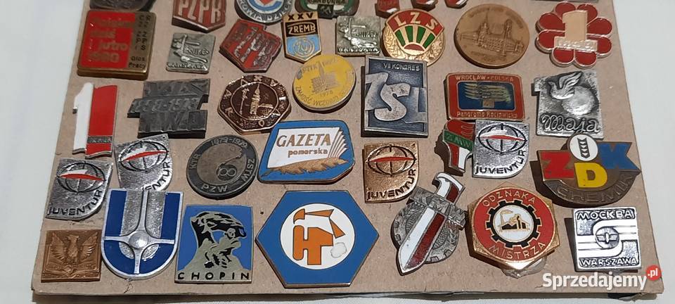 odznaki przypinki 1 mazowieckie Warszawa