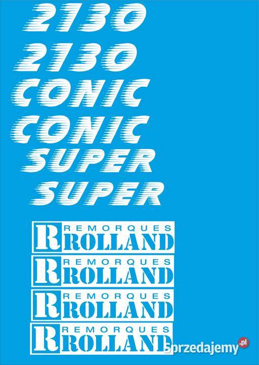 Naklejki Rolland Conic super 2130 kujawsko-pomorskie Świecie