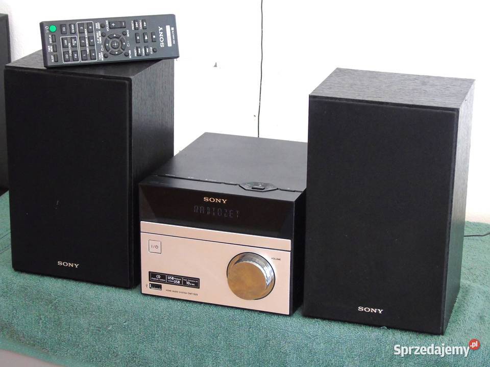 Wieża Sony pilot CD USB mp3 AUX kolumny sprawna Jasło sprzedam