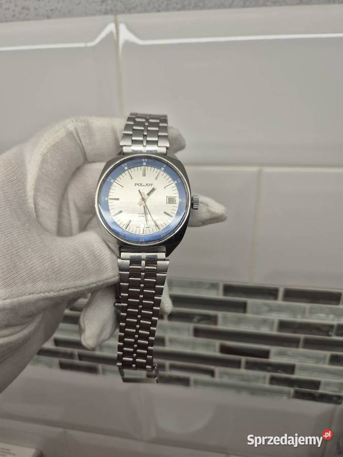 Zegarek Poljot 55g niebieski automatic Chorzów