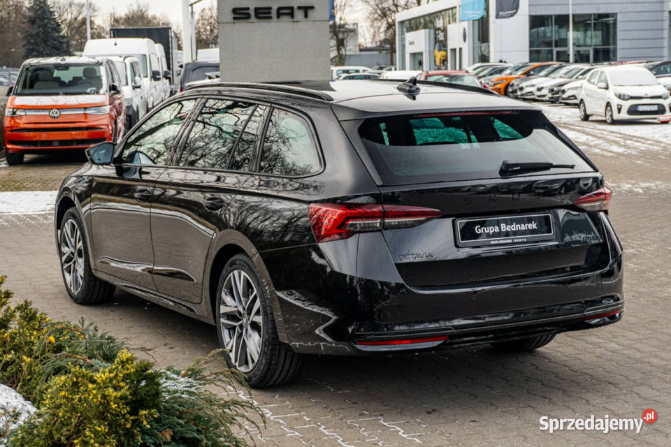 koda Octavia Combi Sportline 15 TSI mHEV 150 DSG wielofunkcyjna kierownica Łódź sprzedam